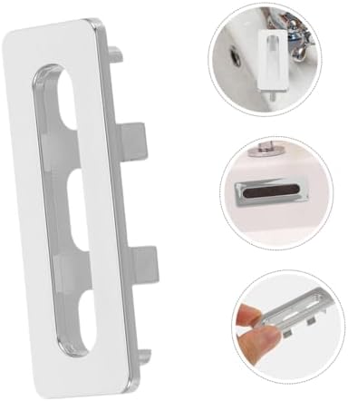 OSALADI 10pcs Round Sink Overflow Cover for Ceramic Basin