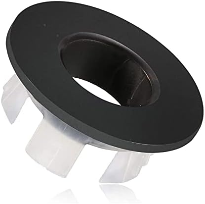 BWE Matte Black Sink Basin Trim Overflow Cover