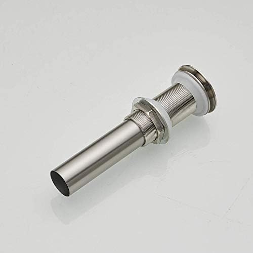 Bathroom Sink Drain Pop Up Stopper Brushed Nickel