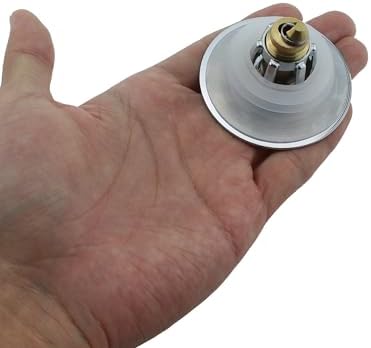 RLECS Silver Pop Up Drain Plug 39MM for Bathroom Sink Kitchen