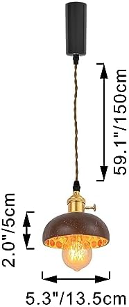 SKIVTGLAMP - Adjustable H-Type Copper Pendant Light