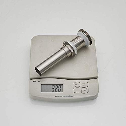 Bathroom Sink Drain Pop Up Stopper Brushed Nickel
