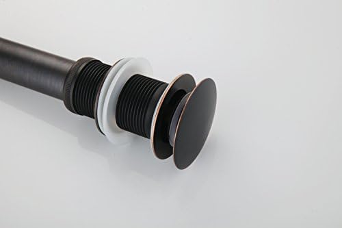 Sumerain 42mm Oil Rubbed Bronze Pop Up Sink Drain Stopper Without Overflow