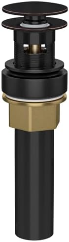 Pop Up Sink Drain Stopper Overflow Oil Rubbed Bronze