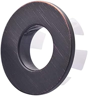 BWE Oil Rubbed Bronze Sink Overflow Cover Brass Insert