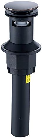Premium Oil Rubbed Bronze Sink Drain Stopper with Overflow