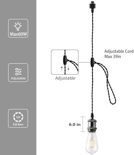 H Track Pendant Lights - Retro Vintage 3937