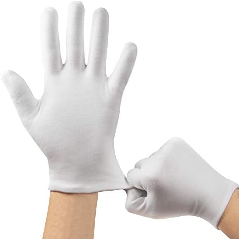 Thickened Cotton Gloves Moisturizing Fingerprint-Free