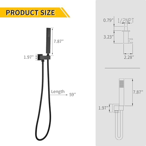 Luxury Brass Showers Adjustable Self-Cleaning 100 Satisfaction