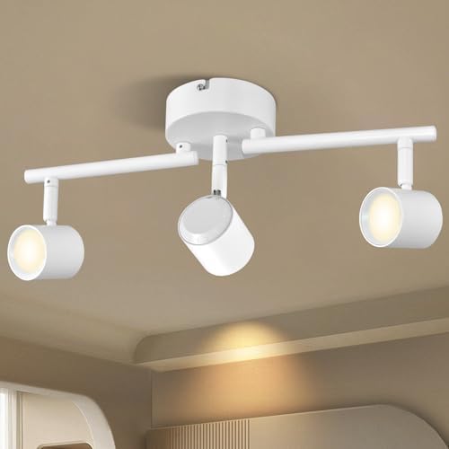 Arcfox 3-Light Track Lighting Kit Dimmable Adjustable 24W 3000K