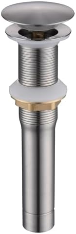 Sturdy DrainStopper in Brushed Nickel for Efficient Flow without Overflow