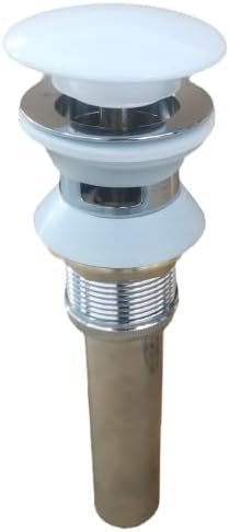 Universal Bathroom Sink Drain with Pop-Up and Overflow Hole