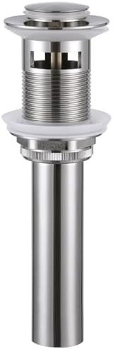 Angle Simple Pop Up Sink Drain with Overflow