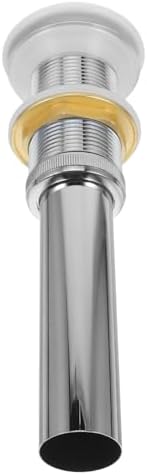 DECOMELODY White Ceramic Sink Drain Filter