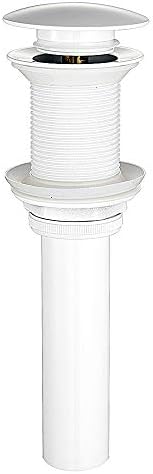 Gaosin Solid Brass White Bathroom Faucet Sink Drain Stopper