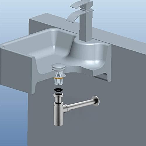 Adjustable Height Vanity Sink Stopper Set
