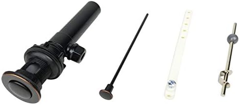 Durable Plastic Bath Sink Drain with Oil Rubbed Bronze Finish
