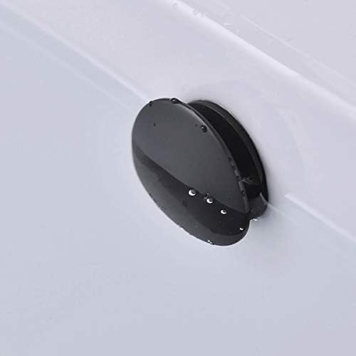 Overflow Sink Cap Matte Black