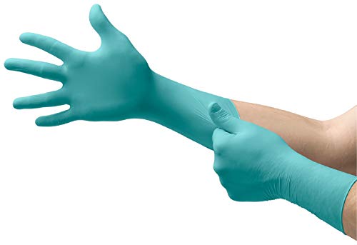 Ansell TouchNTuff Nitrile Gloves Green Medium Case