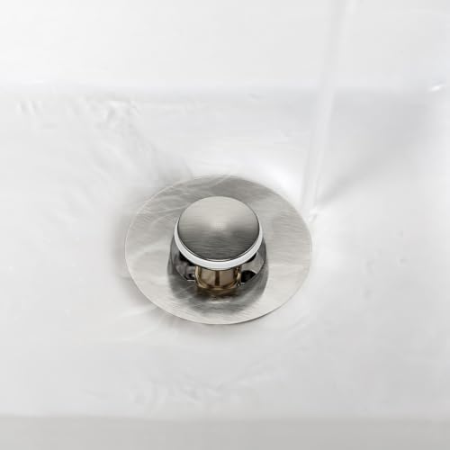Universal Bathroom Sink Stopper with Hair Catcher 1
