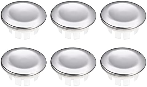 6-Piece Sink Overflow Rings for Bathroom Kitchen Use