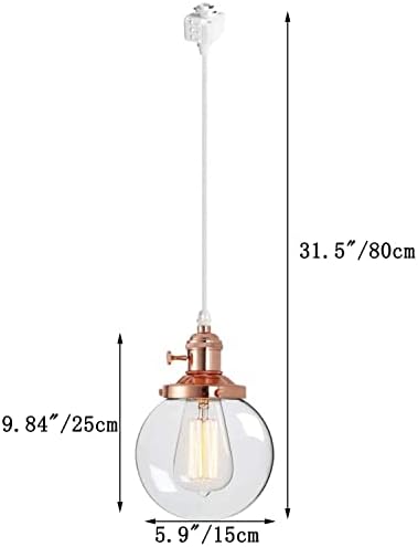 Sturdy Hang-Free 3-Light Copper Pendant for Exposure Style