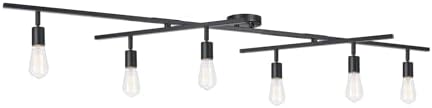 Versatile Durable 6-Light Swivel Track Lighting