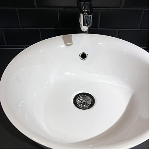 Angoily 30pcs x 3 Replacement Sink Overflow Rings Ceramic Basin Drains Covers