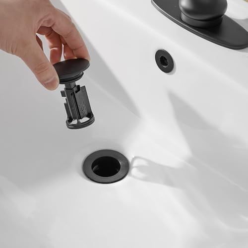Greenspring Matte Black Bathroom Sink Drain Stopper
