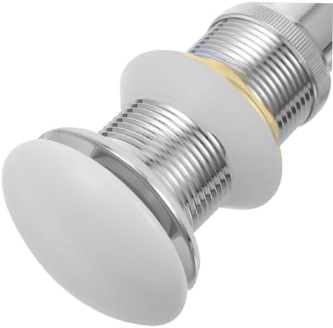DECOMELODY White Ceramic Sink Drain Filter