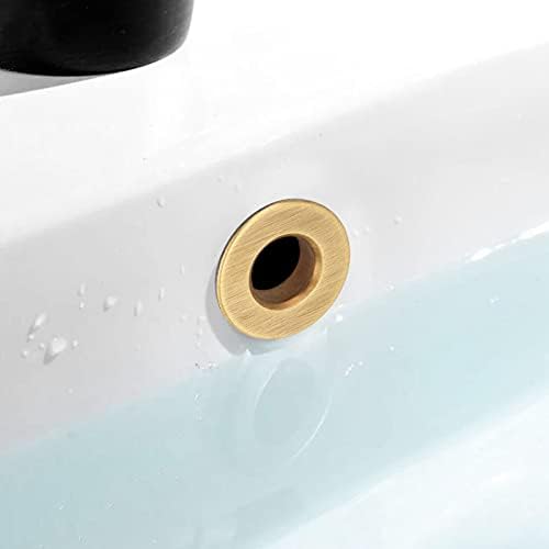 Sturdy Brass Sink Overflow Cover