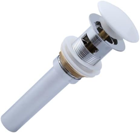 Universal Bathroom Sink Drain with Pop-Up and Overflow Hole