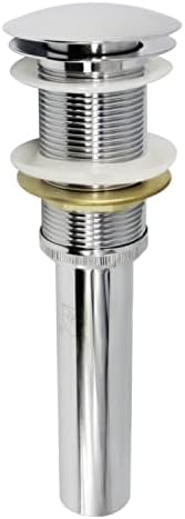 Kingston Brass Evolution Series Photosurfaced Push Pop-Down Sink Drain