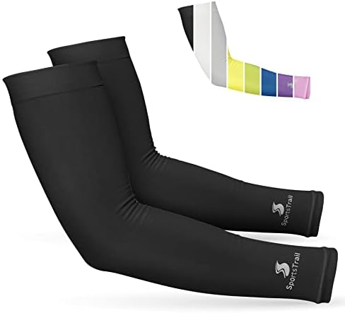 SportsTrail Cooling Arm Sleeves for Men Women and Youth