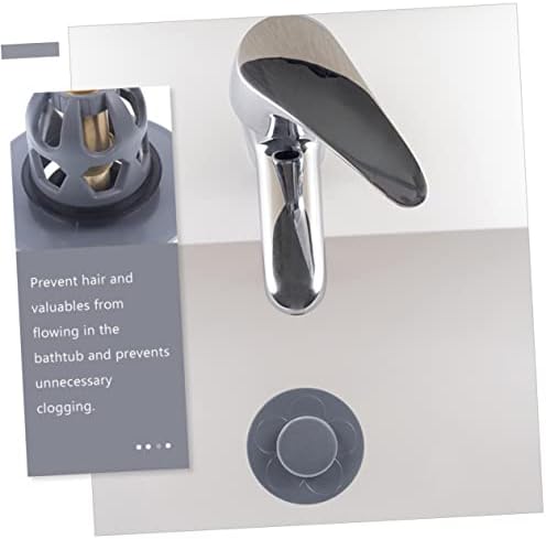 Angoily Copper Bathroom Sink Drain Plug Set