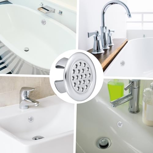 10-Piece Set of High-Quality Bathroom Sink Overflow Drain Covers