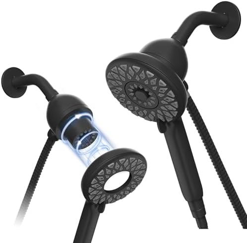 Aonebath 2-in-1 Handheld Rain Shower Head with Magnetic Docking System