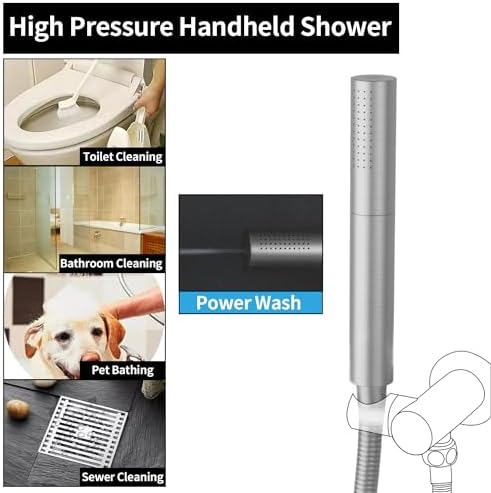 Versatile 2-in-1 Handheld Shower Head for Home Pet Cleaning