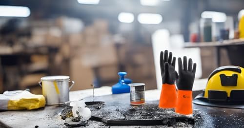 Gastody - Heavy-Duty Chemical Resistant Gloves Reusable Safety Gloves for Oil Acid Alkali - S-M-L-XL Sizes