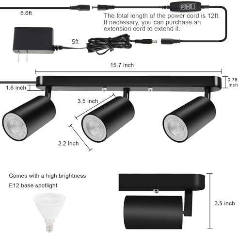 Plug-In Track Lighting Kit
