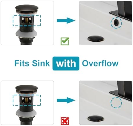 High-Quality 1 58 Bathroom Faucet Vessel Sink Stopper Oil Rubbed Bronze