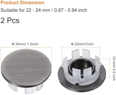 Versatile Copper Overflow Sink Trim 22mm Hole Easy Install Sturdy bathroom Sink Cover
