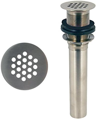 Premium Exposed Nickel Sink Drain Grid Strainer forlarger sinksDurable Stylish Design