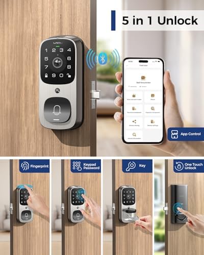 Experience the Future of Home Security - LNDUSmart Lock with Camera