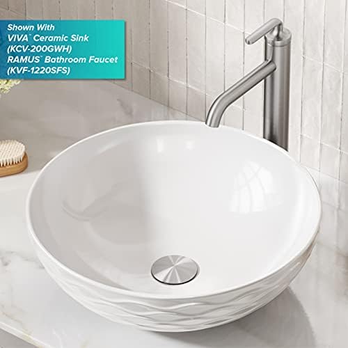Kraus Bathroom Sink Pop-Up Drain Assembly - Durable and Easy to Use