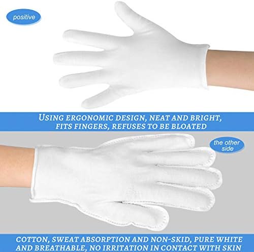 Thickened Cotton Gloves Moisturizing Fingerprint-Free
