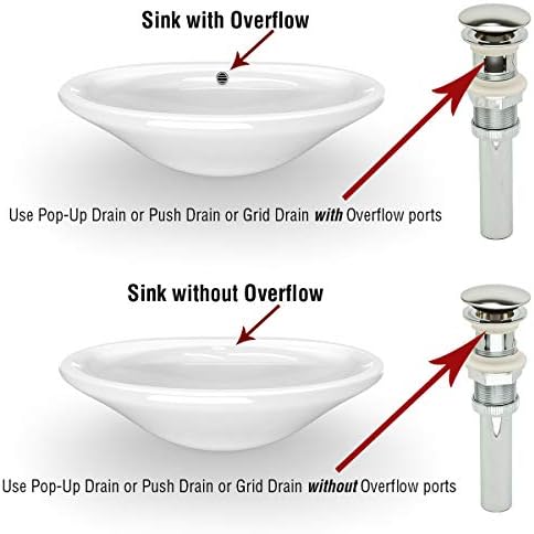 PF WaterWorks DecoDRAIN Push Pop-Up Sink Drain with Hair Catcher 1