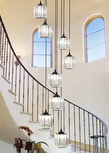 Luxury Duplex Spiral Chandelier for Home