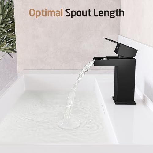 KES Black Sink Drain with Hair Catcher