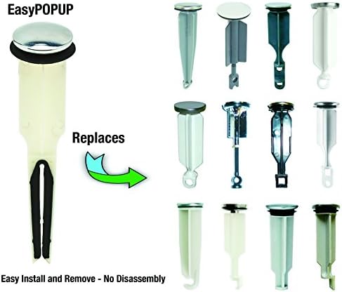 PF0254 EasyPOPUP bathroom sink pop-up stopper the easiest solution